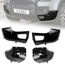 Molduras de parachoques negro brillo para Land Rover Defender L663