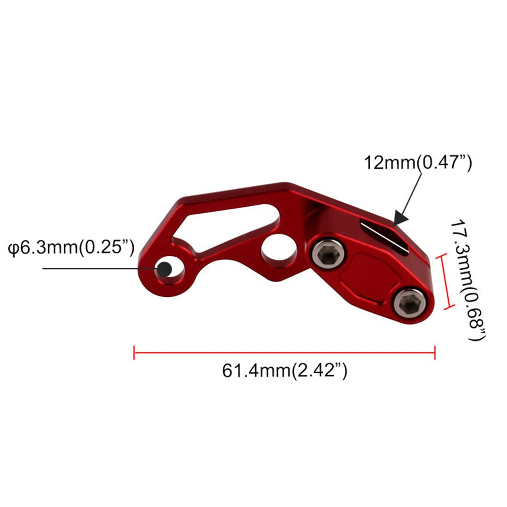 Abrazadera de aluminio protectora para manguera de aceite de moto - imagen 2