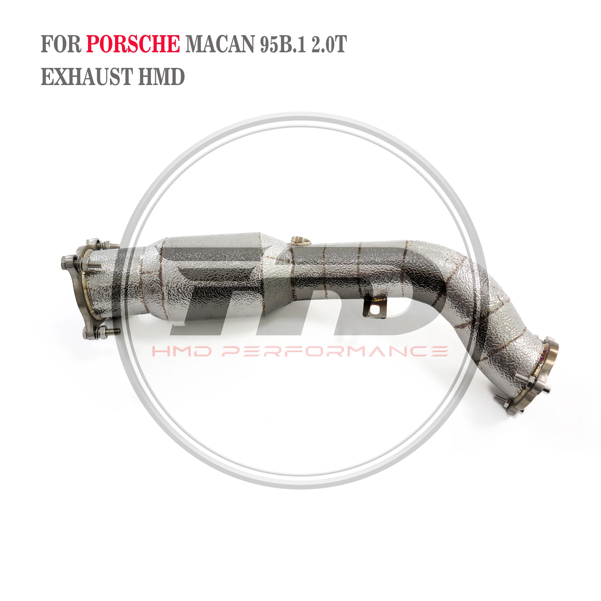Sistema de escape HMD bajante de alto flujo para Porsche Macan 2.0T - imagen 2