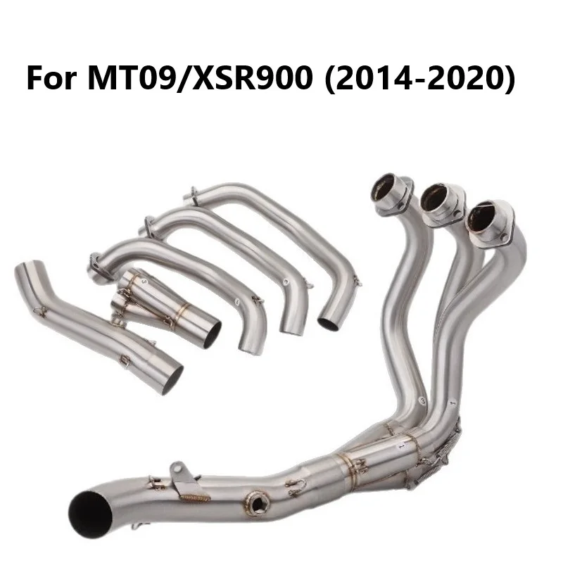 Tubo de conexión de escape 51 mm Yamaha MT-09 FZ-09 Tracer 900 - imagen 2