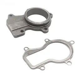 Kit de brida Turbo de bajante de banda en V de 2,5 "y 63MM con junta para Cummins Holset WH1C HX35 HX35W HX40