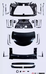 Máscara de parrilla para Toyota Sienna 2021-2023