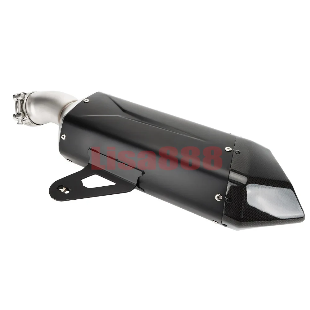 Escape fibra carbono 60mm silenciador doble-agujero BMW R1300GS 2024-2025 - imagen 4