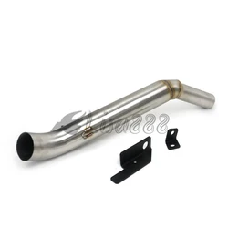 Escape deportivo tube medio inoxidable para Bajaj NS200 Pulsar