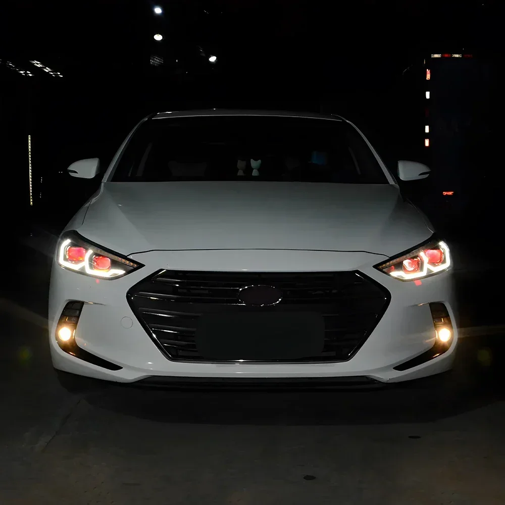 Faros delanteros LED Hyundai Elantra 2016-2020, estilo BMW - imagen 5