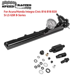 Regulador de presión con manómetro y rampa B-Series Honda
