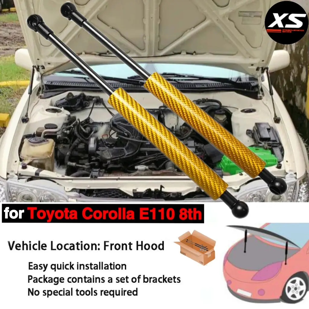 Puntales de gas para capó delantero Toyota Corolla E110 1995-2002