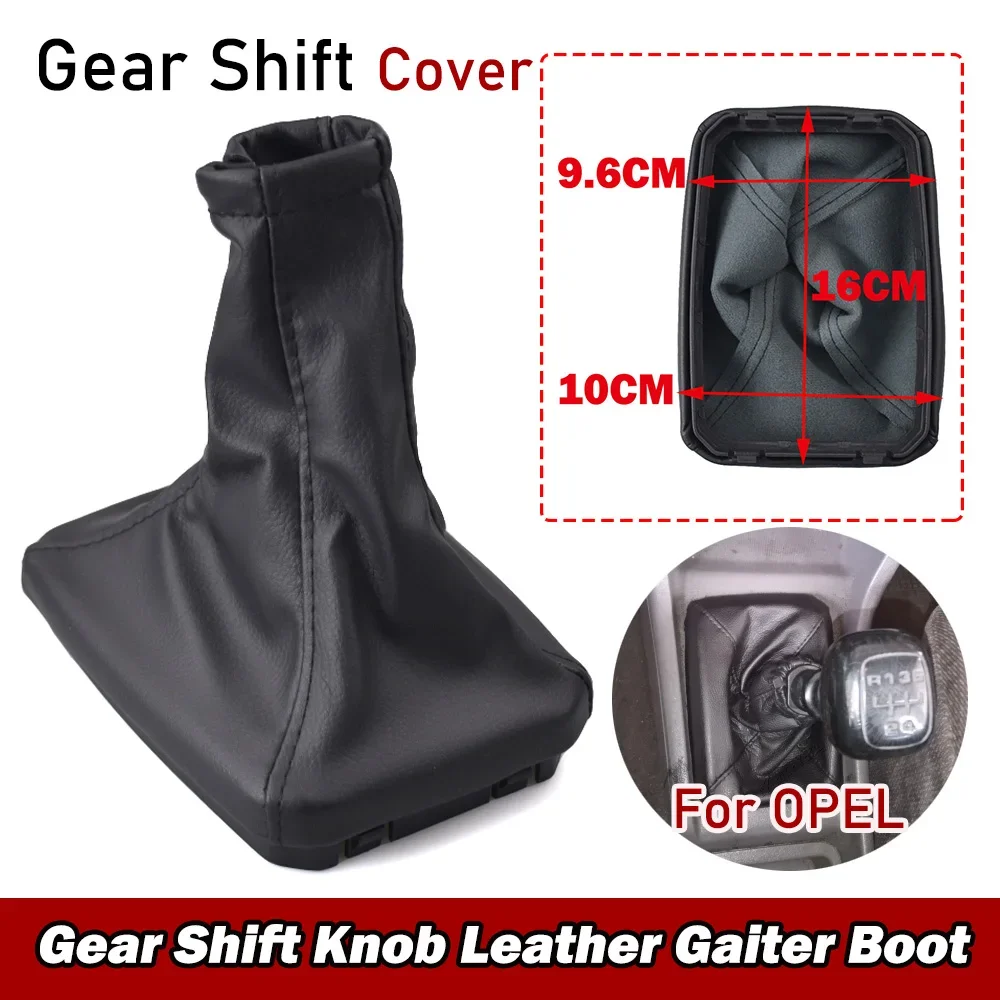 Para OPEL CORSA C (01-06) TIGRA B (04-12) COMBO C (01-11) perilla de palanca de cambios de coche polaina maletero estacionamiento de coche empuñaduras de freno de mano - imagen 2