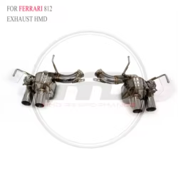 HMD Catback acero inoxidable con válvulas rendimiento – Ferrari 812