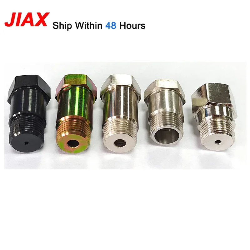 JIAX adaptador sensor O2 espaciador acero ángulo M18x15 – Modificación fija - imagen 2