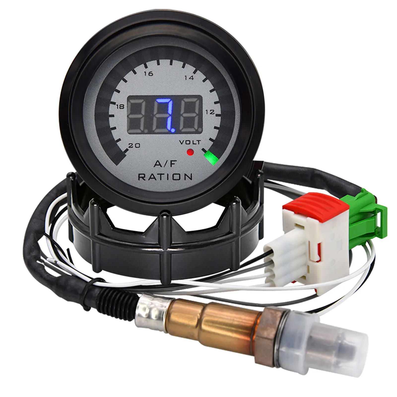 Medidor aire-combustible AFR 52mm con sensor lambda banda estrecha 12V - imagen 5