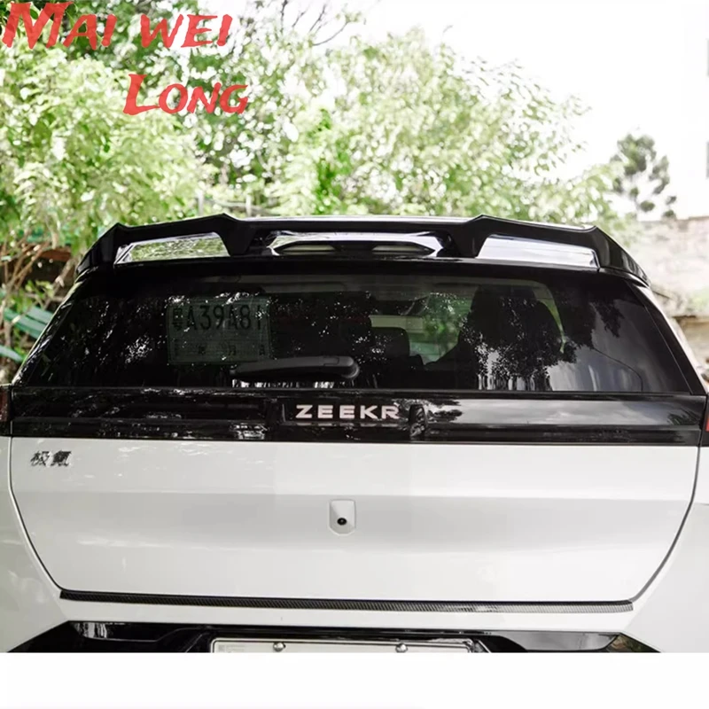 ABS para Zeekr X 2023 2024 ala trasera modelo MC alerón ala de viento fija ala trasera superior sin perforación zeekr x accesorios - imagen 4