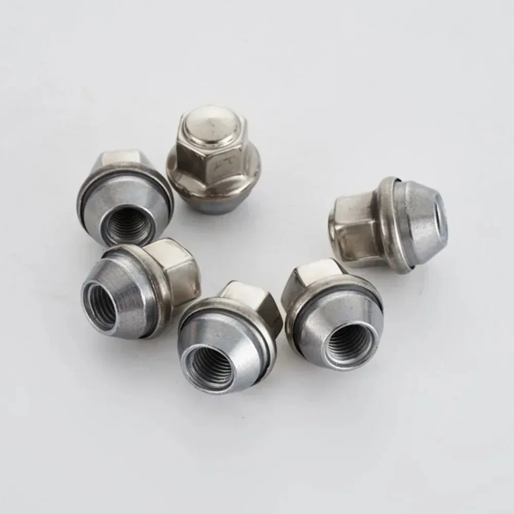 5 uds tuercas de rueda tornillos para Lincoln Ford Fucs M14x1,5 hexagonal 21mm de espesor 36/42mm - imagen 5