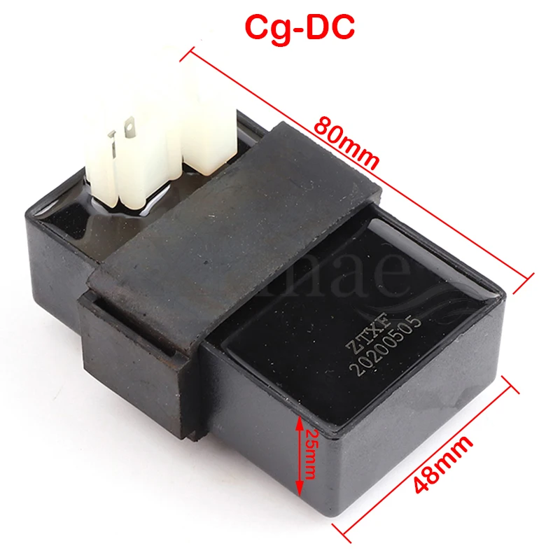 Caja CDI de encendido CA/CC 6 pines para moto CG125-250 y ATV - imagen 2