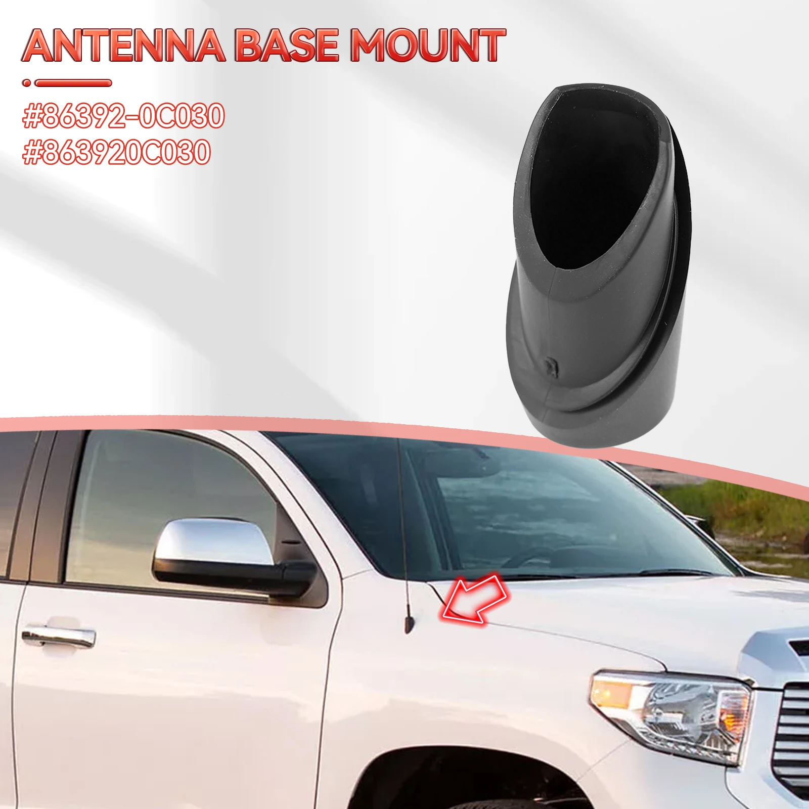 Base antena OEM 863920C040 para Toyota Tundra 2014-2020 - imagen 2