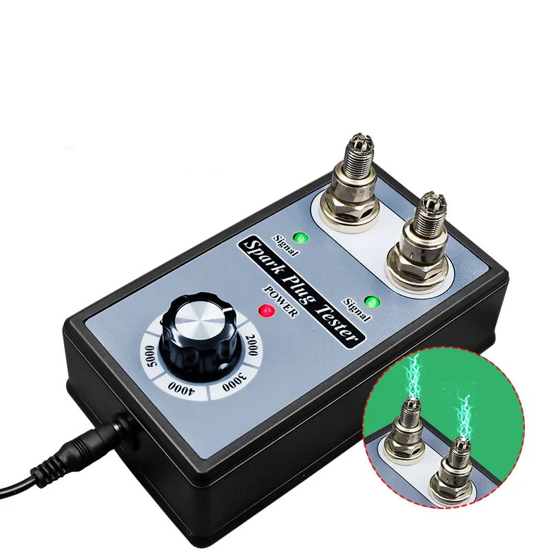 Comprobador de bujías ajustable con detector de chispa para coche y moto - imagen 3