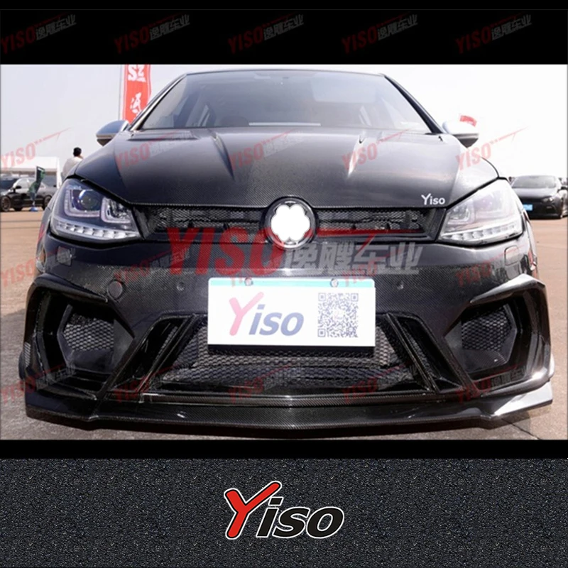Kit parachoques delantero fibra de carbono Golf 7 R GTI R-Line