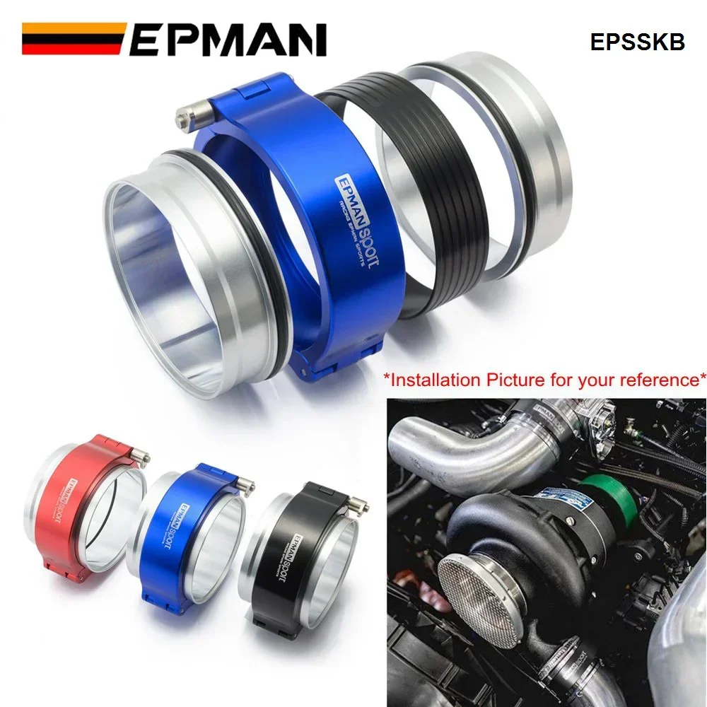 Abrazadera V-band EPMAN HD liberación rápida para escape e intercooler - imagen 5