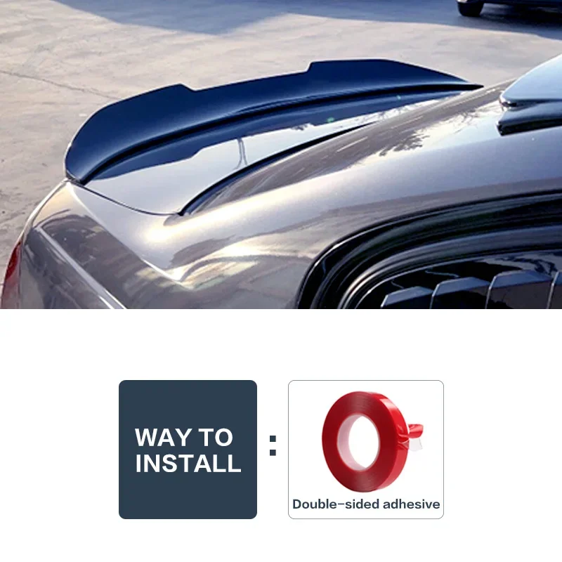 Alerón para BMW Serie 5 F10 ala trasera de cola de pato pintura de carbono 2010-2017 año tipo PSM sedán accesorios para maletero - imagen 4