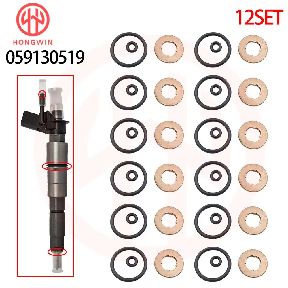 059130519 Junta de inyector para Audi A3, A4, A6, Q7 y VW Touareg
