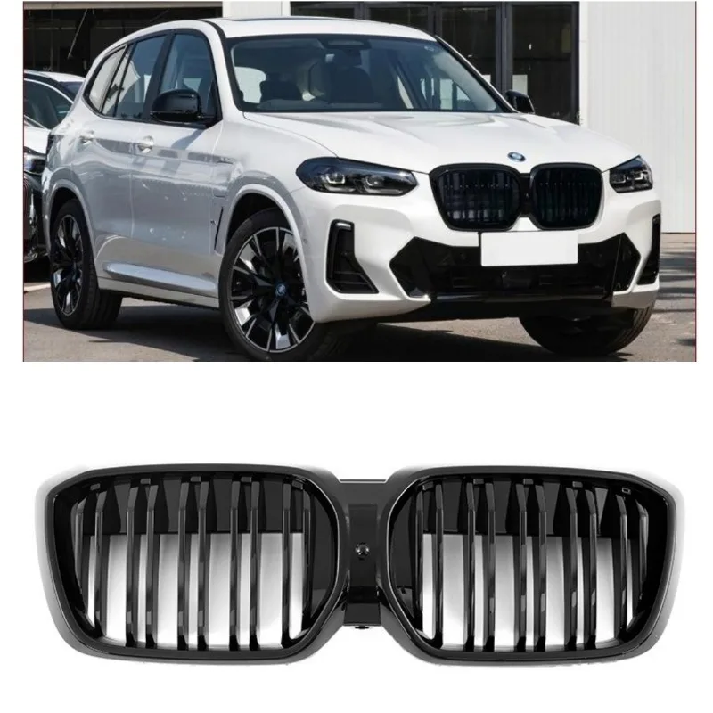 Parrilla paragolpes BMW iX3 G08i – Acabado negro brillante