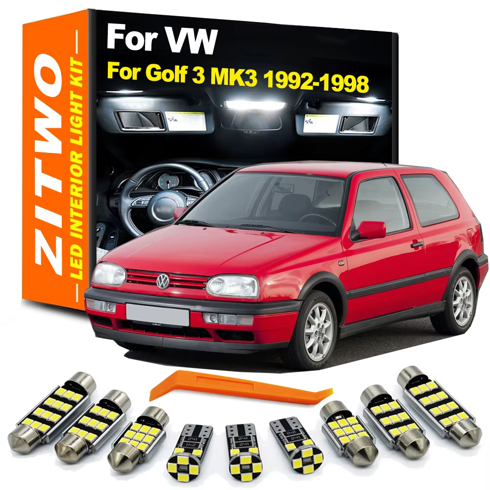 Bombillas LED interiores CANBUS para VW Golf III (1992-1998)