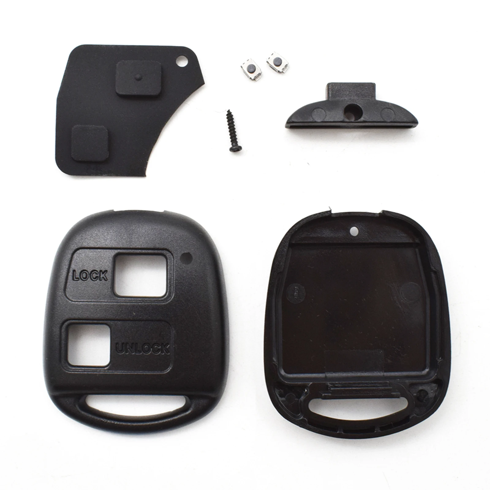 Carcasa llave Toyota de 2 botones para RAV4, Yaris y Corolla - imagen 5