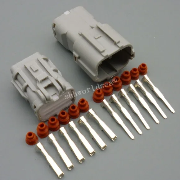 Conector 6 pines MG - vista frontal del conjunto