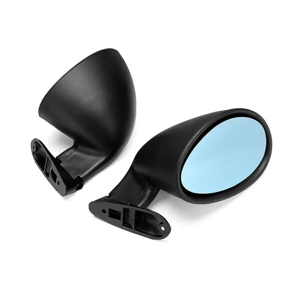 Retrovisor universal tipo racing de carbono negro mate - imagen 4