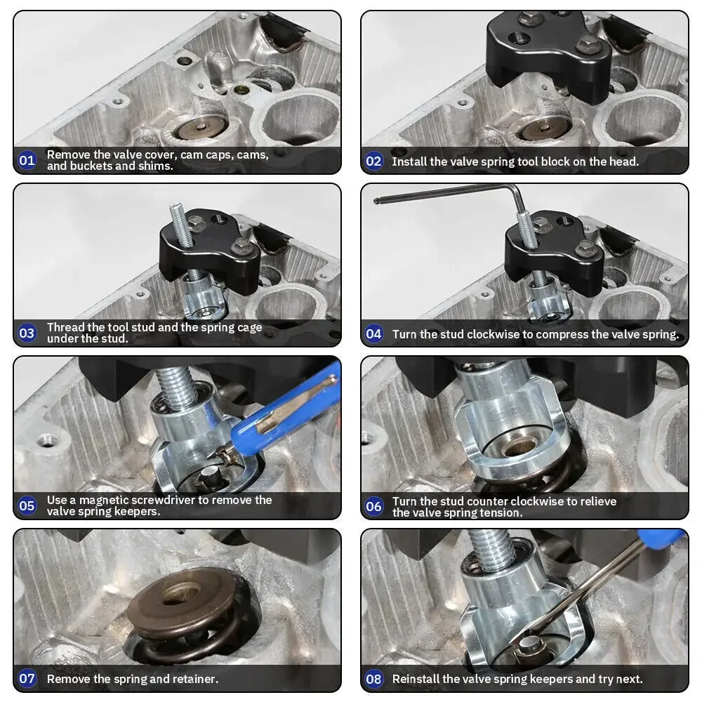 Compresor muelles de válvulas aluminio Subaru WRX STi Legacy Forester - imagen 3