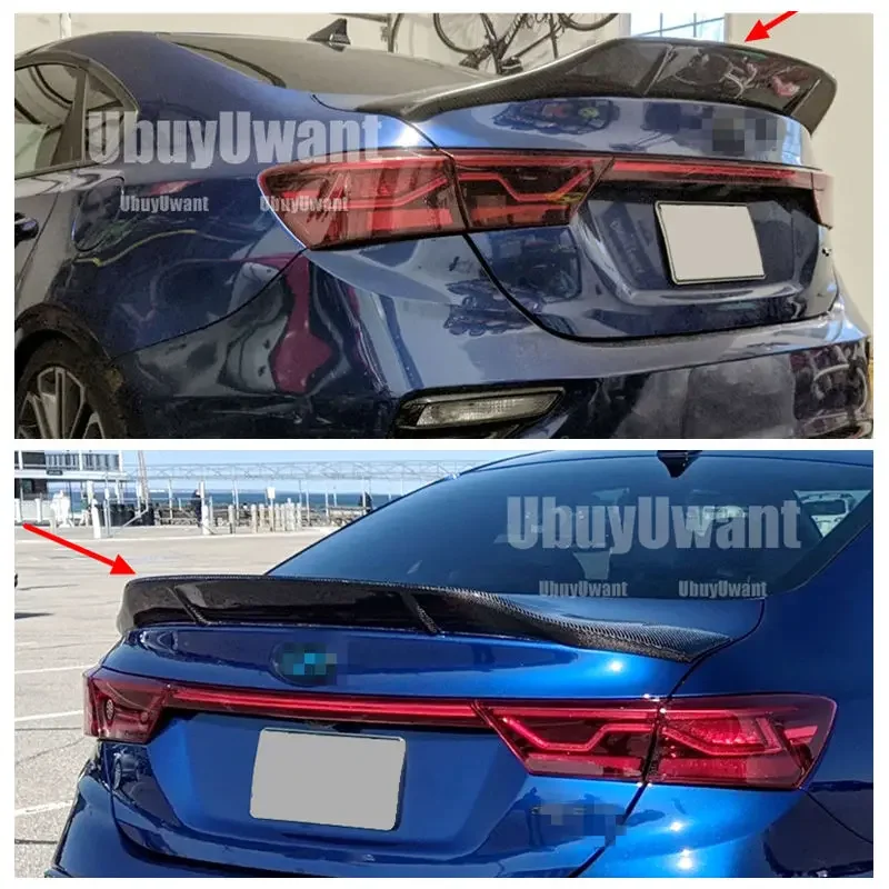Alerón negro fibra de carbono Kia K3 Cerato Forte GT 2019-2021 - imagen 5