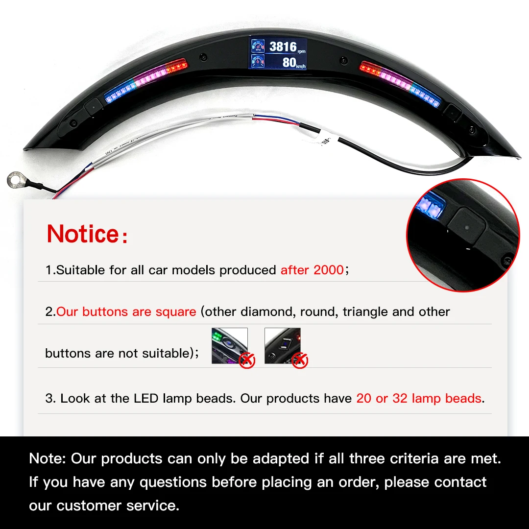 Pantalla TFT para volante universal – conduccion inteligente - imagen 2