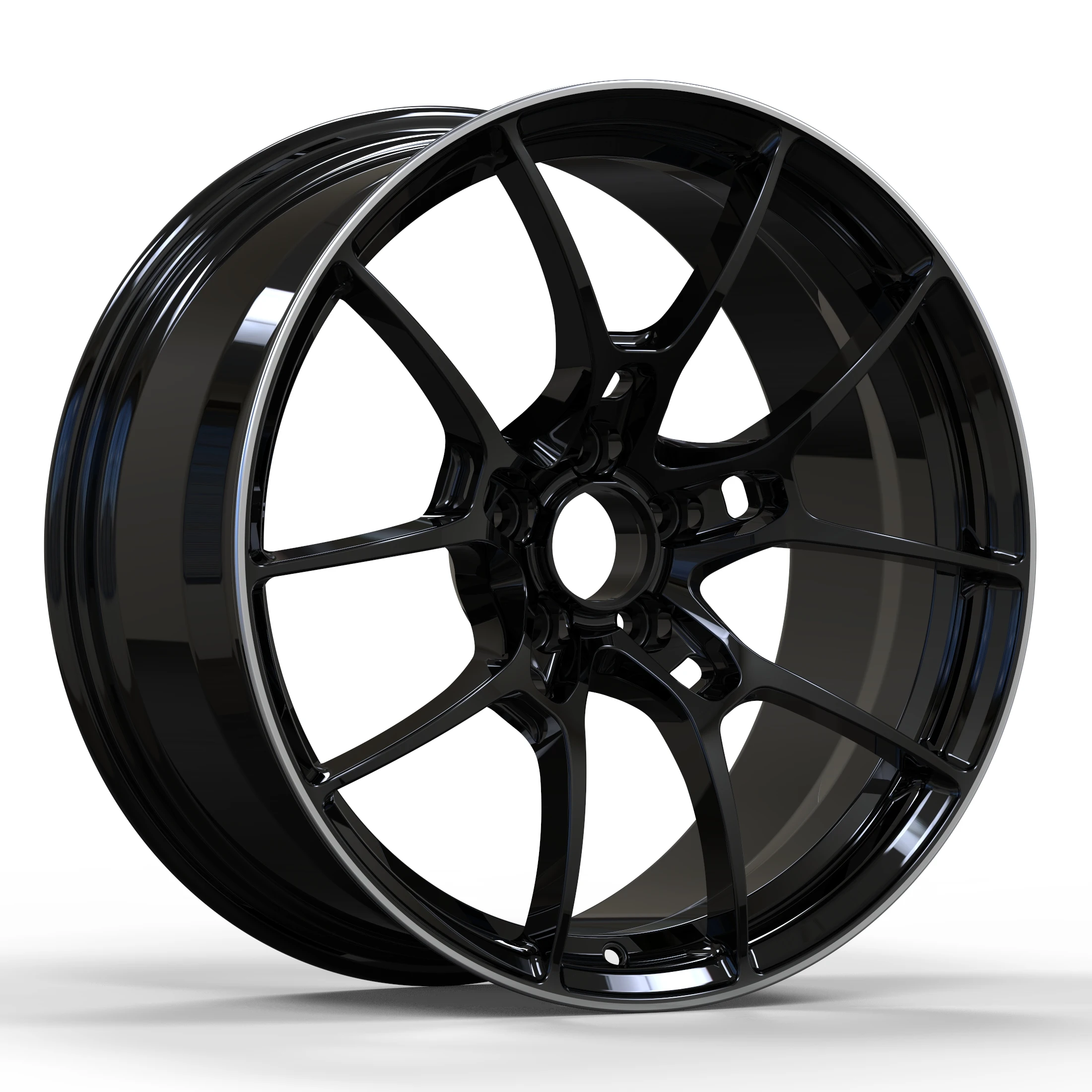 Llantas forjadas Wangu 5x112/5x120/5x114.3 – diseño cóncavo y labio profundo - imagen 4