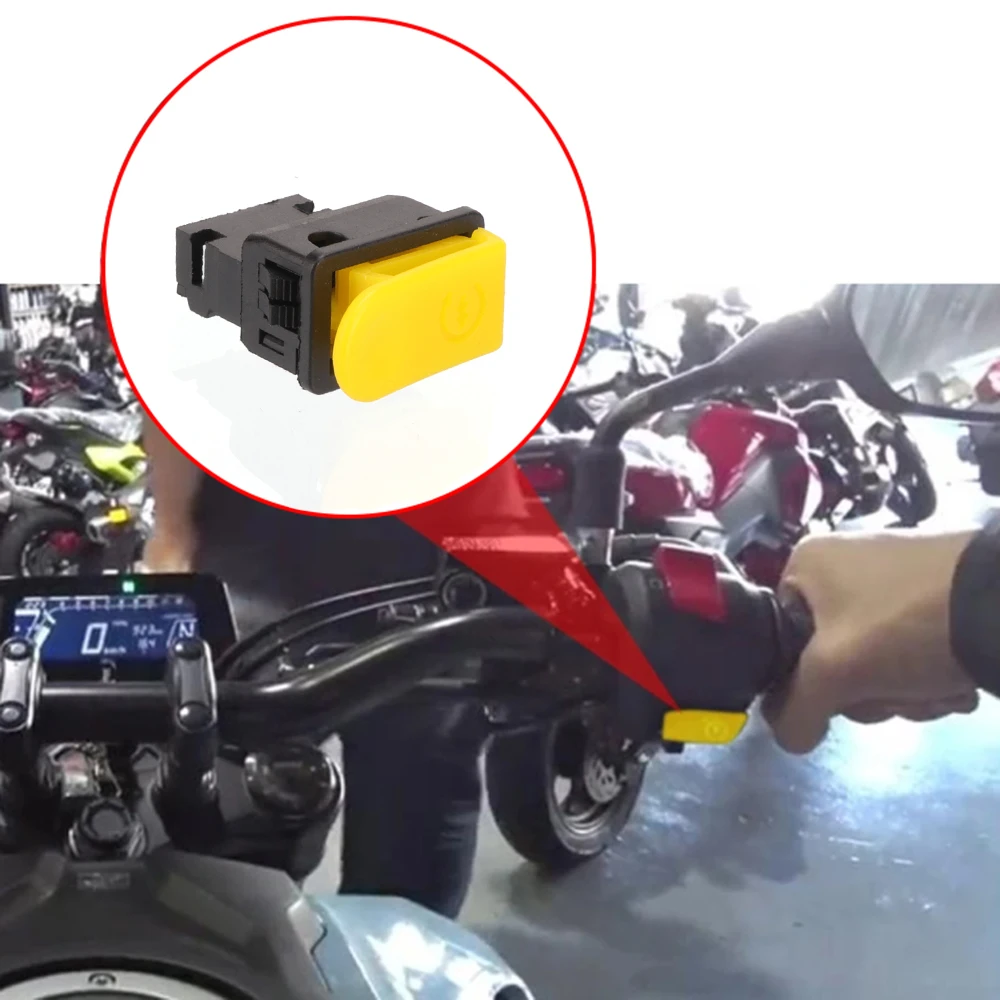 Interruptor arranque eléctrico 2 pines – scooter, ciclomotor, go-kart - imagen 3