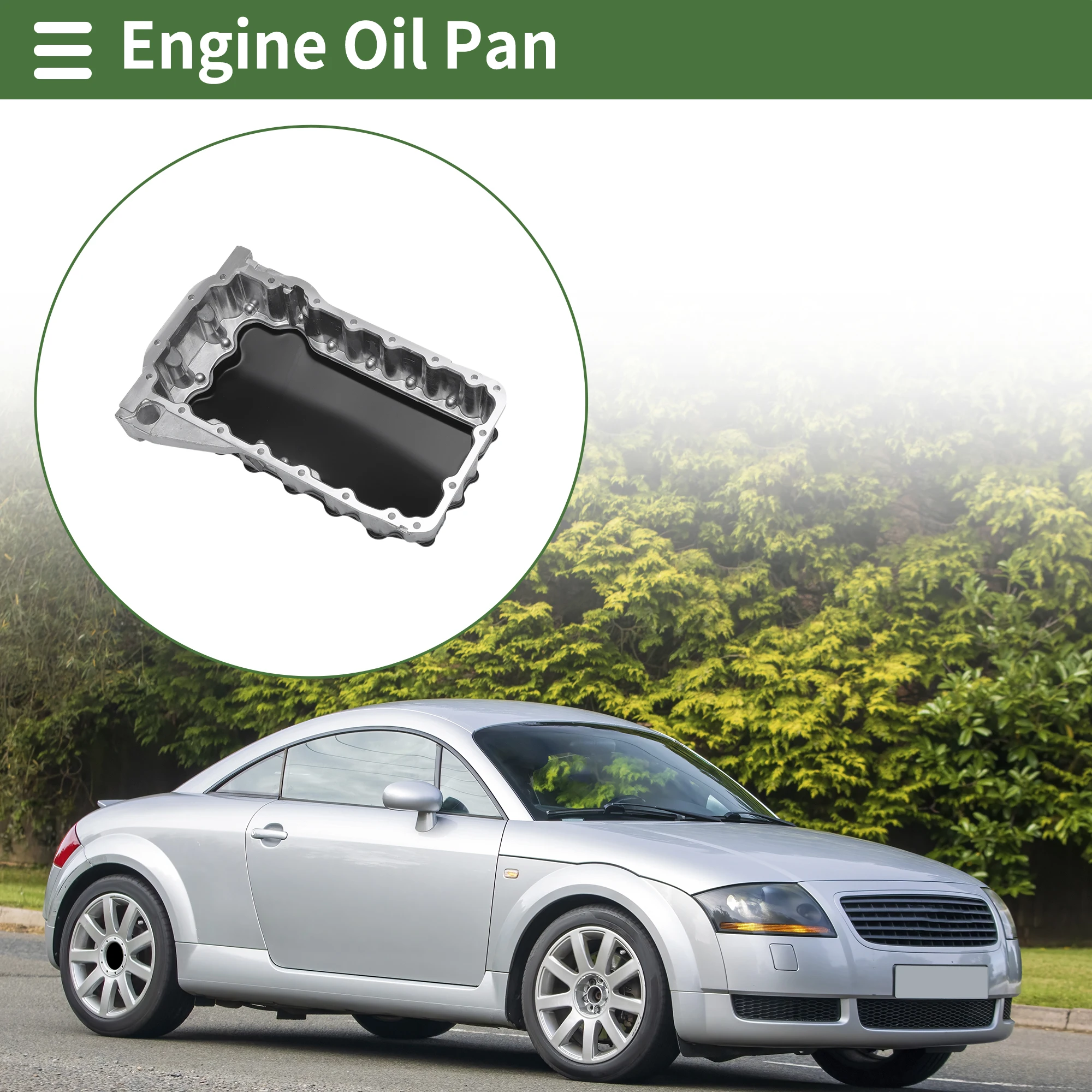Cárter de aceite UXCELL 06A103601AP para Audi TT 1.8 T 2000-2006