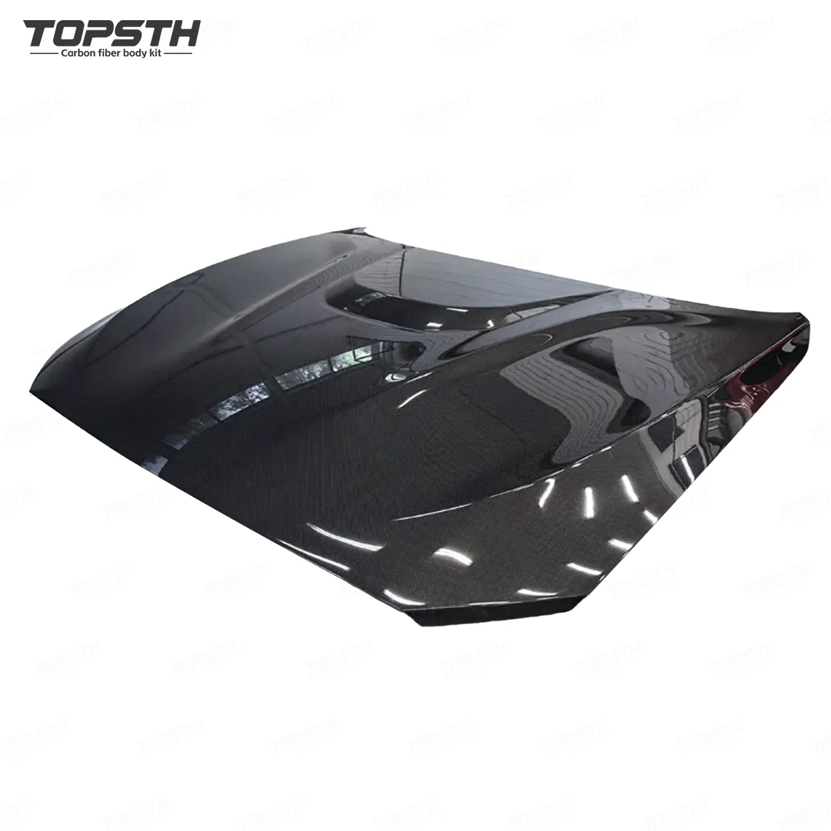 Capó motor estilo MP fibra de carbono seca BMW M2 F87 2014-2022 ligero - imagen 5