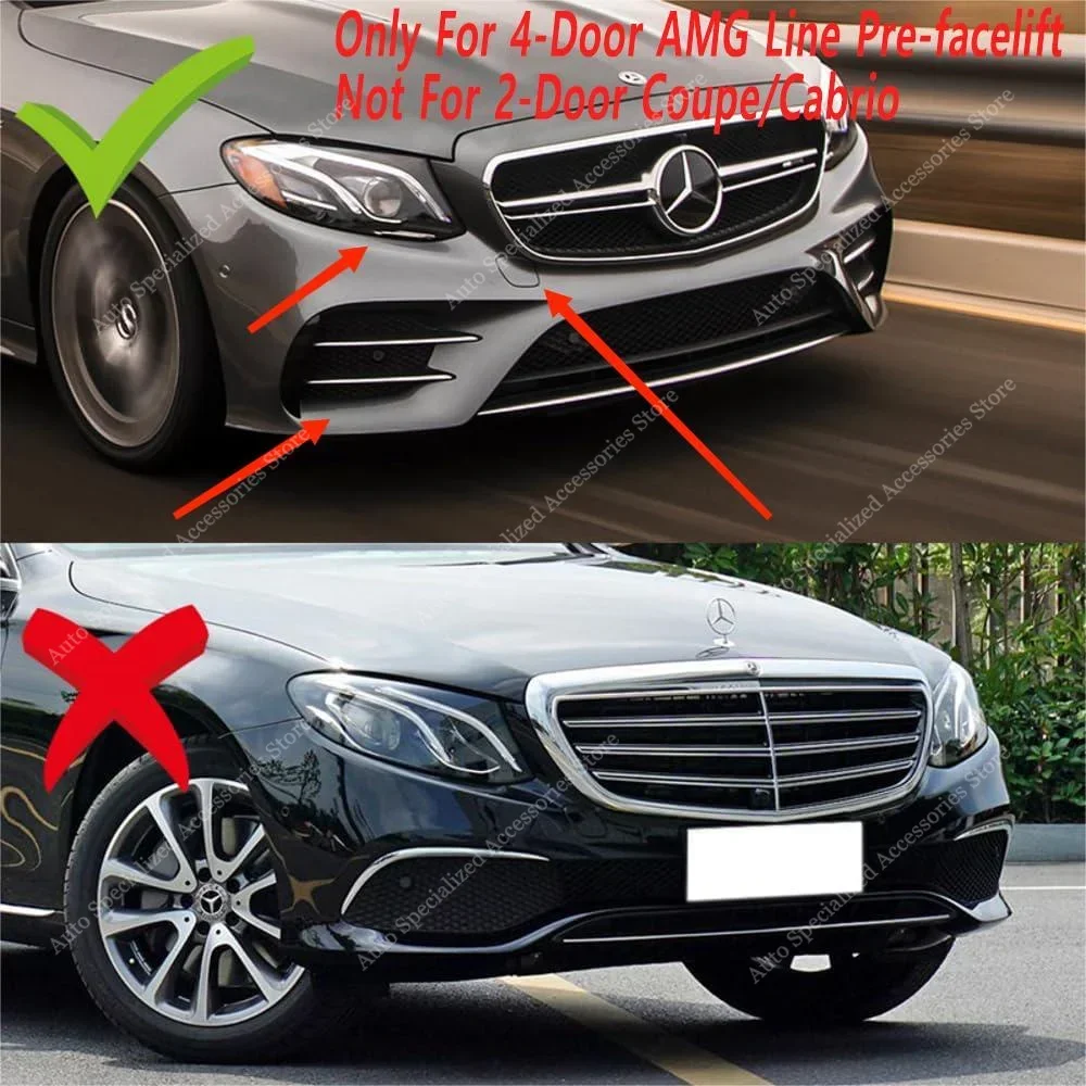 Splitter delantero Mercedes Clase E W213/S213 AMG Line 2016-2020 - imagen 3