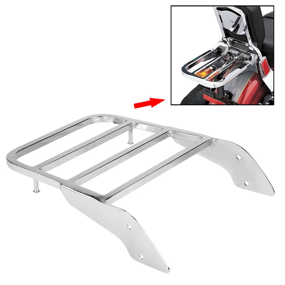 Portaequipajes trasero cromado para Honda Shadow VT750 C2 1997-2003 - imagen 4