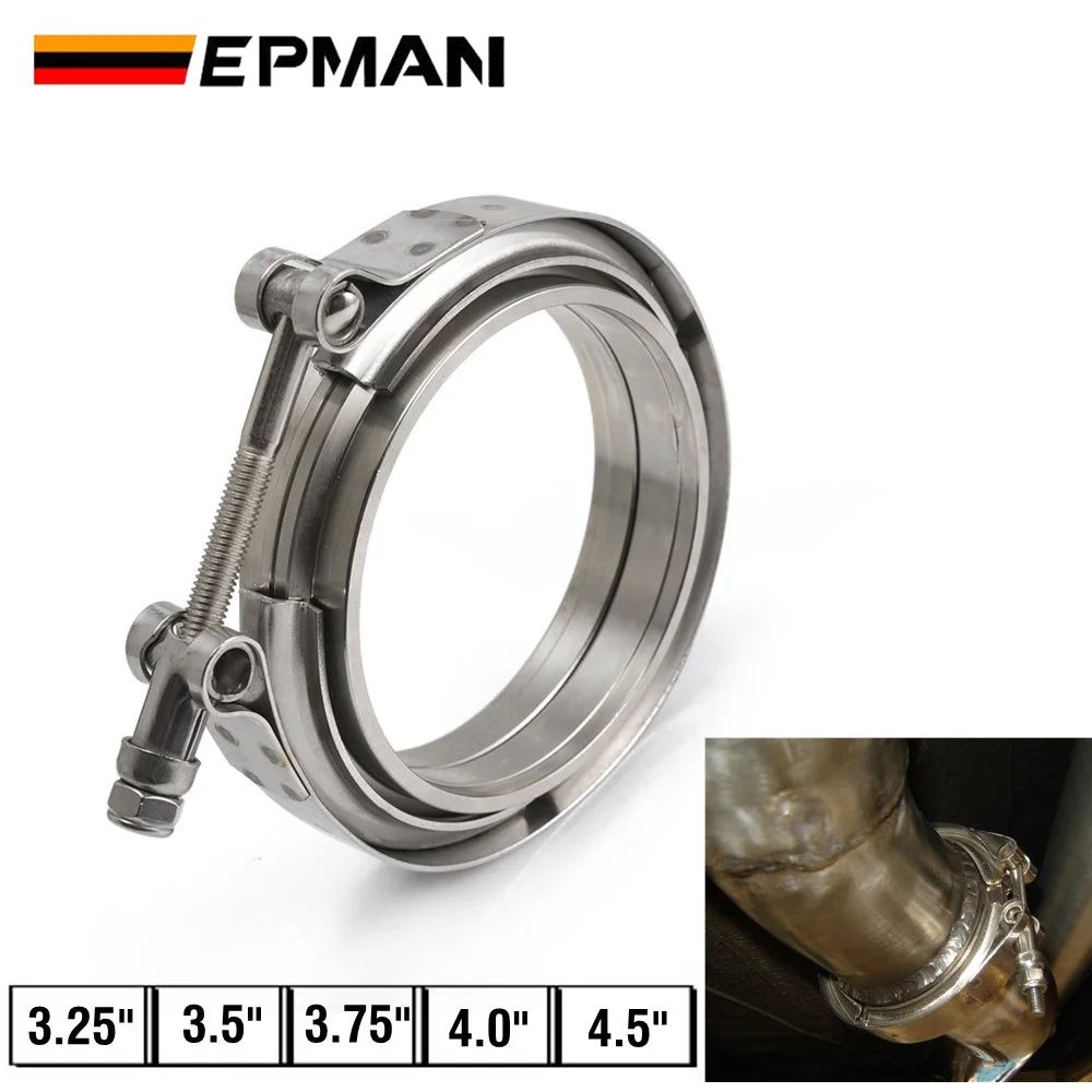 Kit abrazadera banda V EPMAN para turbo y sistema de escape
