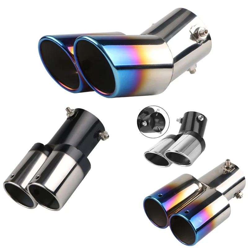 Silenciador escape acero inoxidable forma corazón – tuning coche - imagen 3
