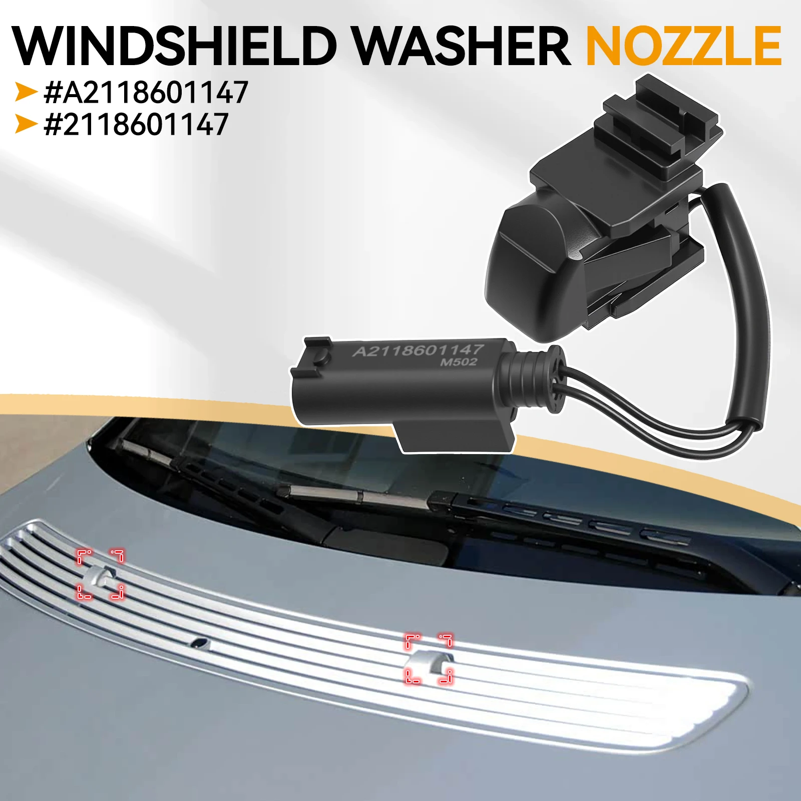 Boquilla lavaparabrinos A2118601147 – Mercedes-Benz C E CLK CLS W203 W211