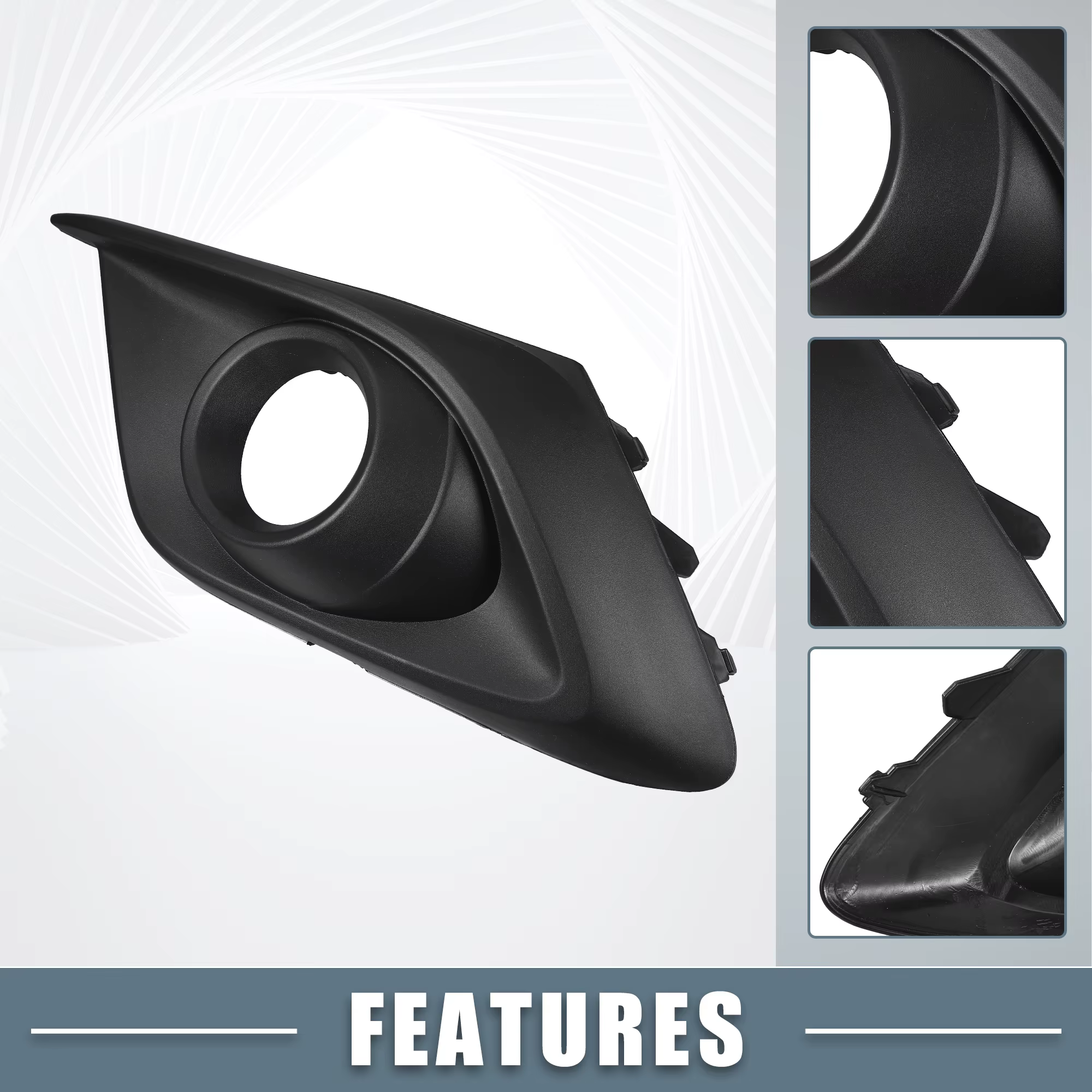 Molduras antiniebla delanteras Autohaux para Mazda 3 2014-16 - imagen 3