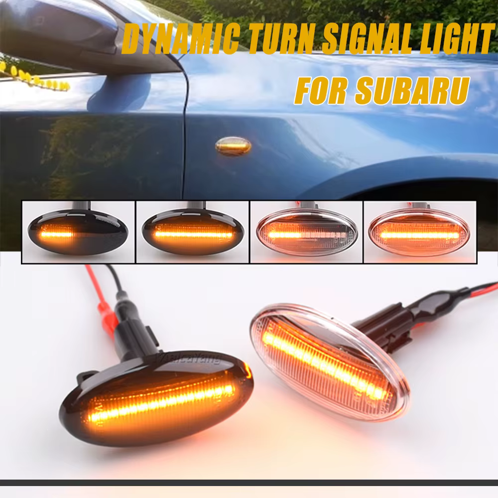 Intermitentes LED dinámicos laterales para Subaru Impreza y Forester - imagen 2