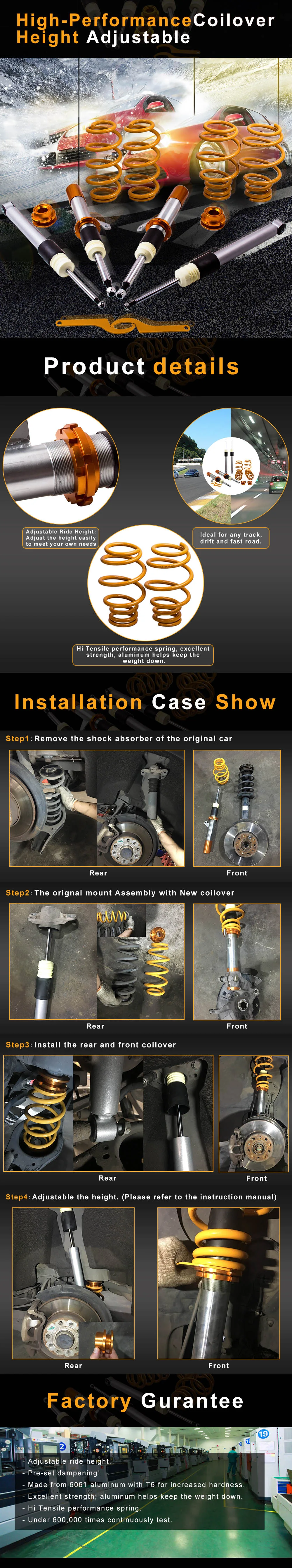 Contenido del kit coilover