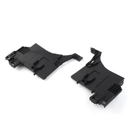 1 par de soportes de montaje para faros de coche, accesorios negros para Land-Rover Range-Rover Evoque 2010-2018