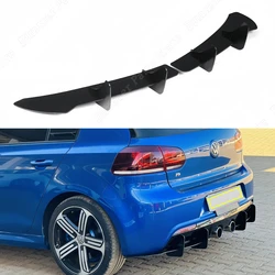 Difusor parachoques trasero Maxton negro brillante – VW Golf 6 MK6 R R20 2009-2013