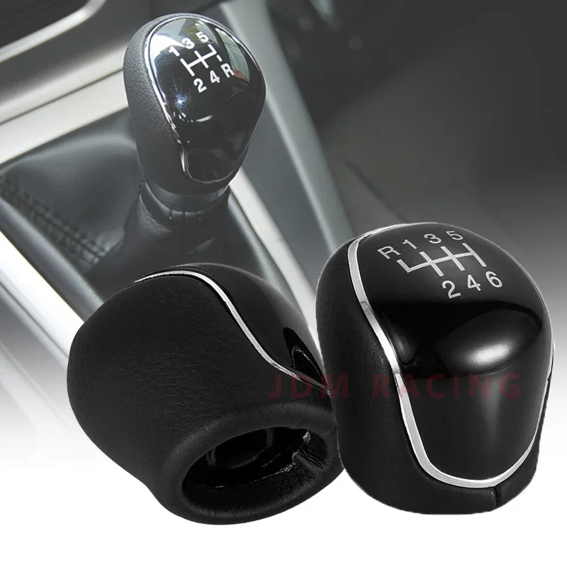Pomo de cambio de cuero Ford Mondeo Mk4, Focus 5/6 velocidades