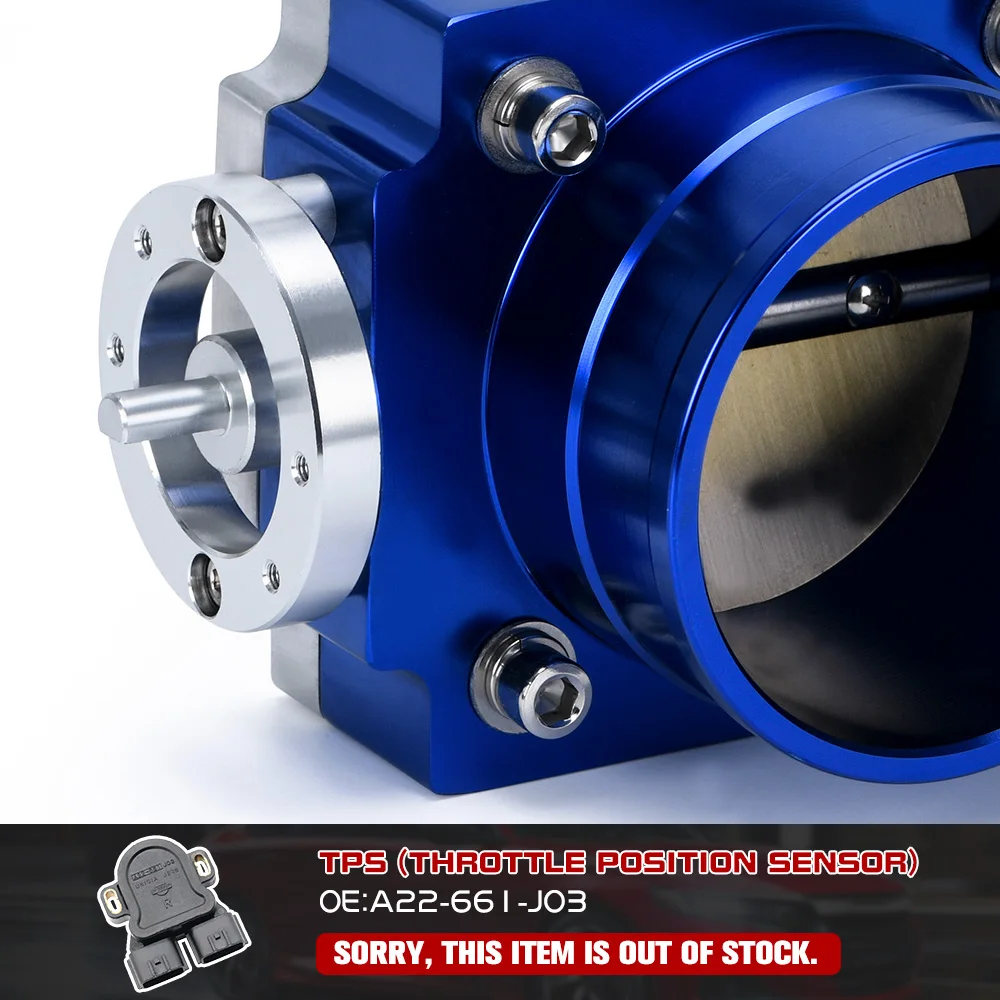 Cuerpo de acelerador de 80mm, Colector de admisión de alto flujo, palanquilla de aluminio, PQY6980, nuevo - imagen 2