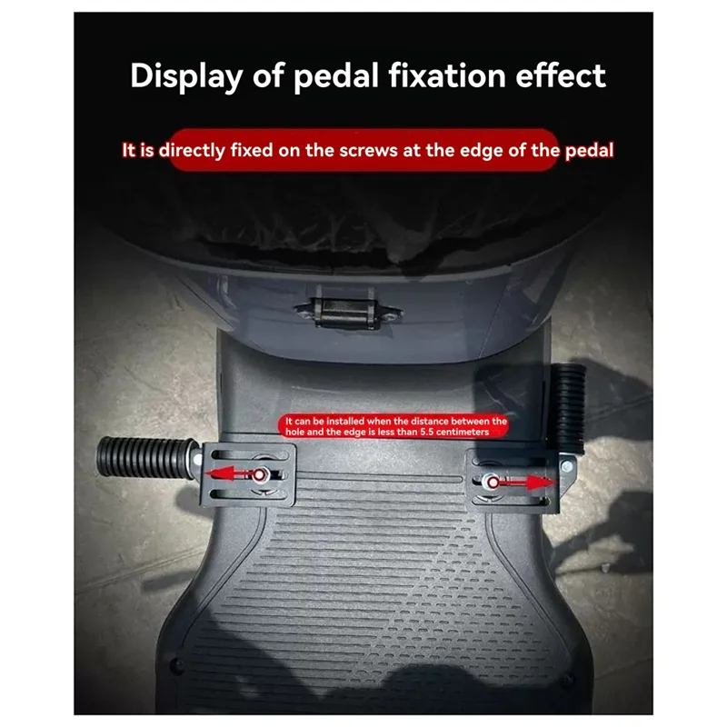 Estribos plegables de metal para moto – compatibilidad universal - imagen 3