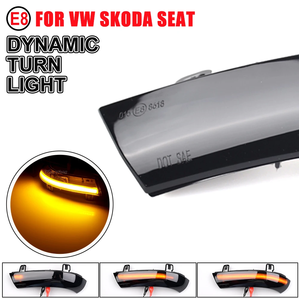 Luz intermitente LED dinámica para VW Passat B6 Golf 5 Jetta MK5 - imagen 2